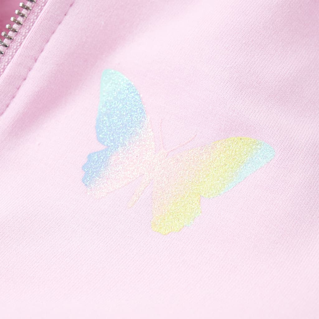 Hanorac cu glugă pentru copii, roz deschis, 92 GartenMobel Dekor