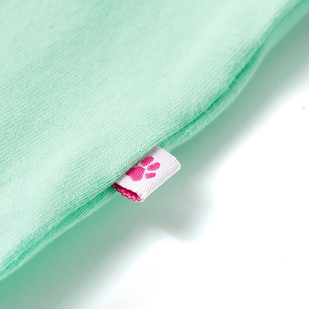 Tricou copii, verde strălucitor, 116 GartenMobel Dekor