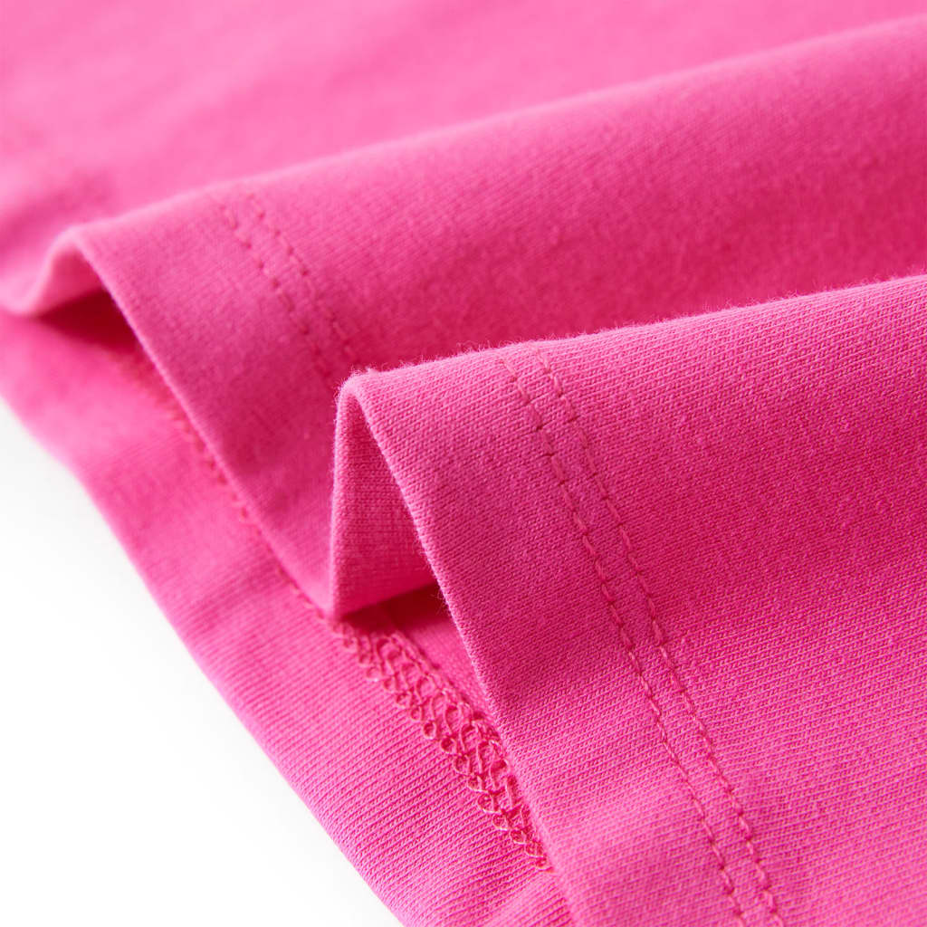 Tricou de copii, mâneci tip șapcă, roz închis, 92 GartenMobel Dekor