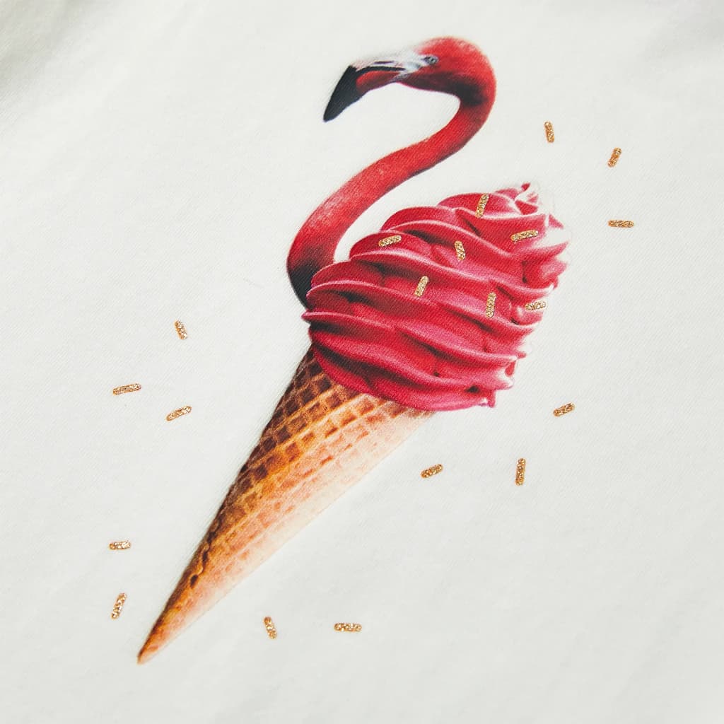 Tricou pentru copii, ecru, 92 GartenMobel Dekor