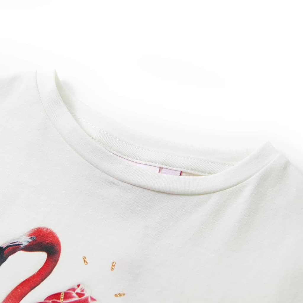 Tricou pentru copii, ecru, 92 GartenMobel Dekor