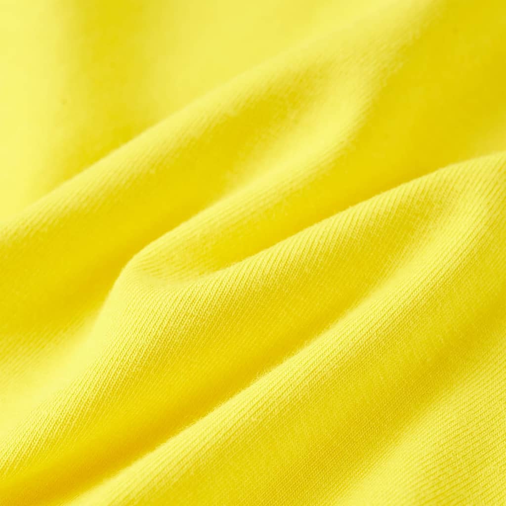 Tricou pentru copii, galben aprins, 140 GartenMobel Dekor