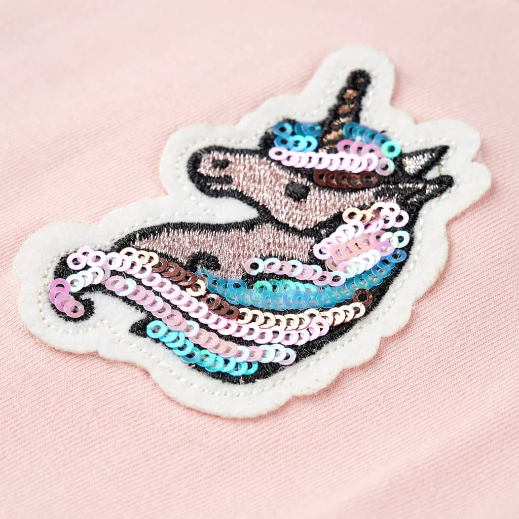 Tricou pentru copii, roz deschis, 92 GartenMobel Dekor