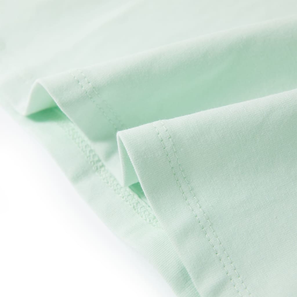 Tricou pentru copii, verde mentă deschis, 140 GartenMobel Dekor