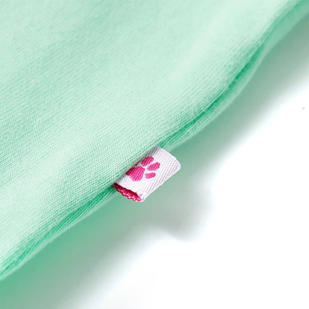 Tricou pentru copii, verde strălucitor, 140 GartenMobel Dekor