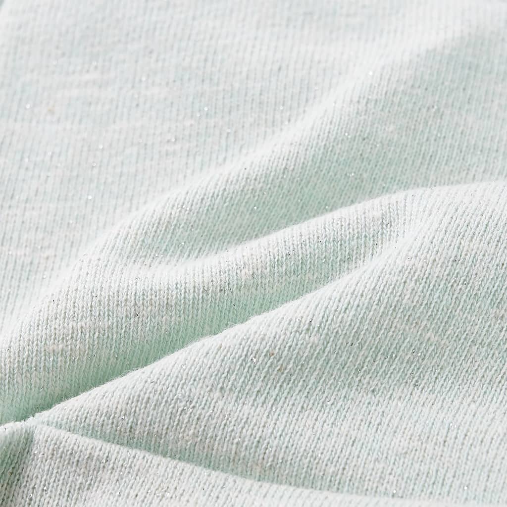 Pantaloni scurți de copii cu șnur, verde mentă deschis combinat, 128 GartenMobel Dekor