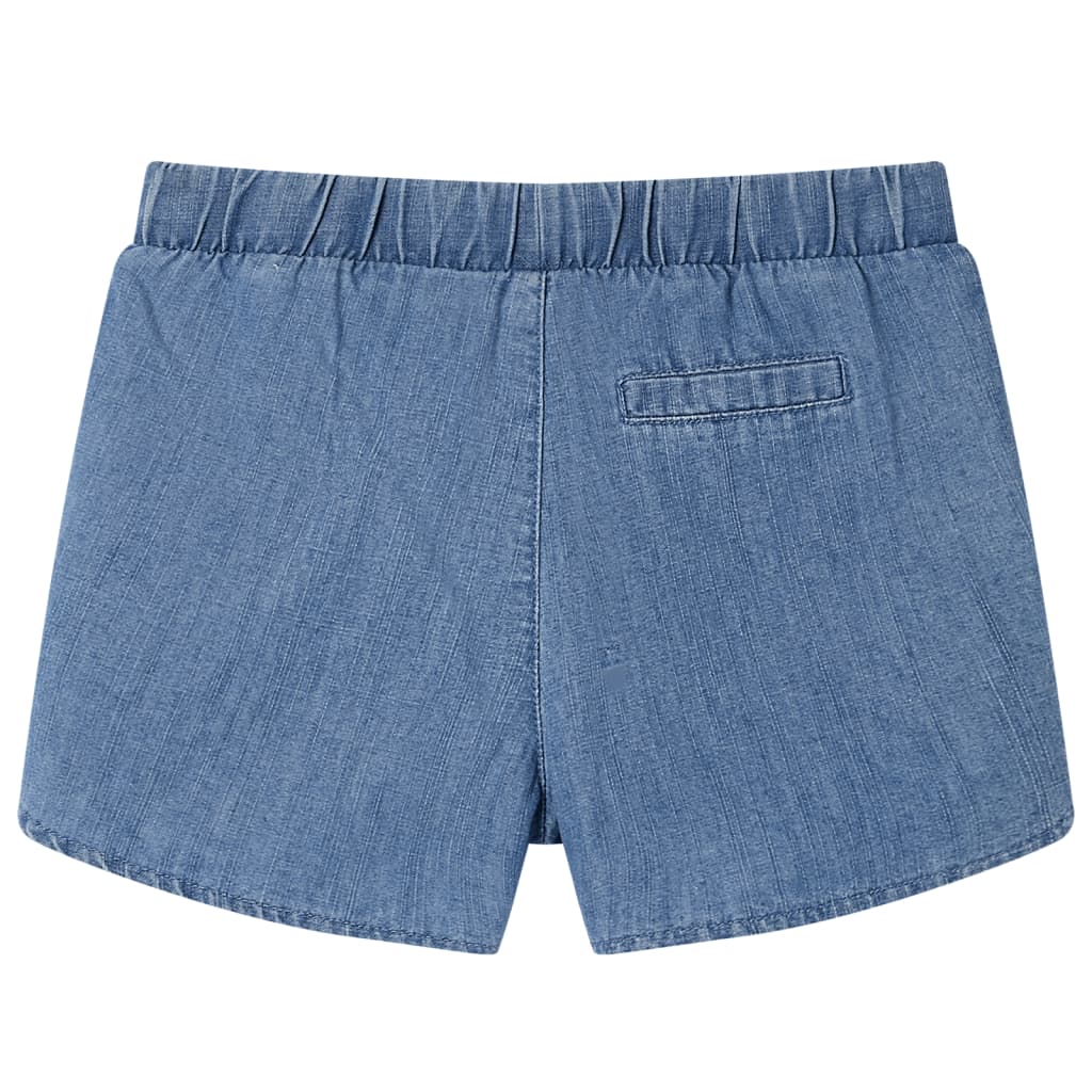 Pantaloni scurți pentru copii, albastru denim, 92 GartenMobel Dekor