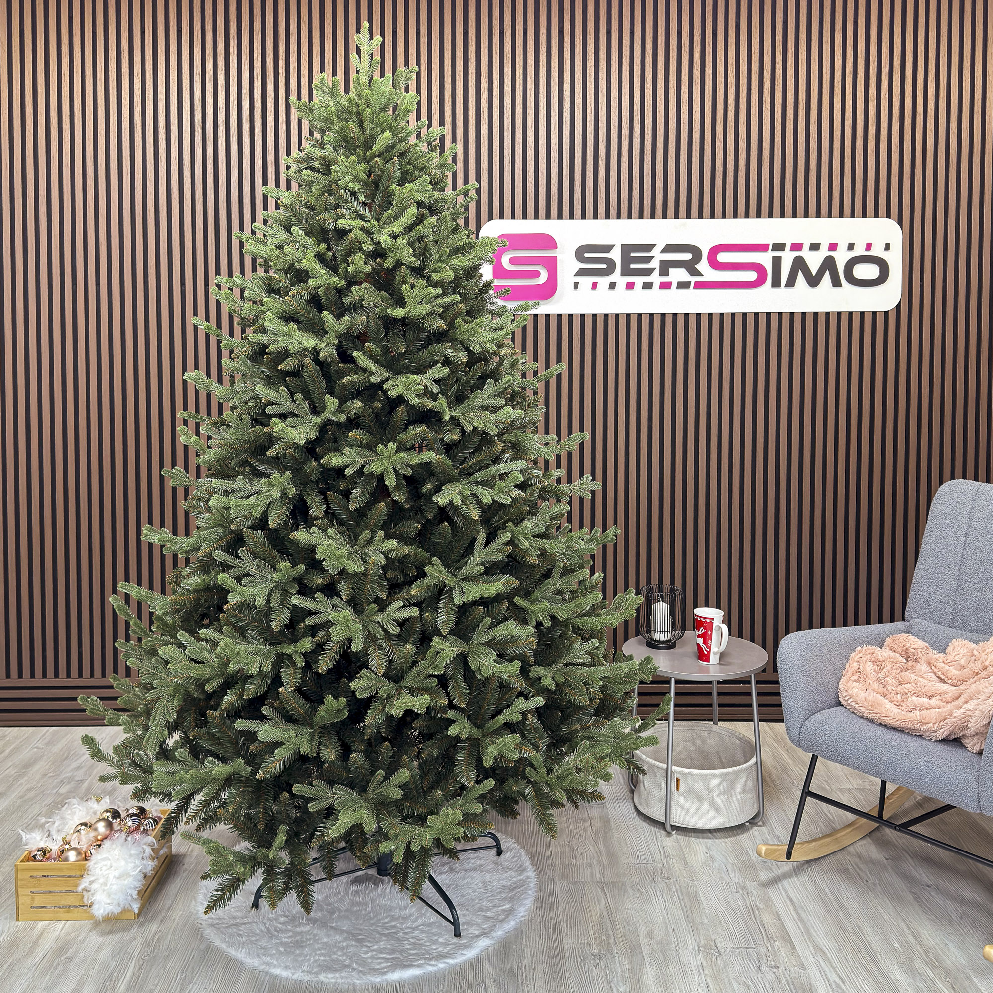 Brad artificial Christmas Deluxe by Sersimo, Royal Felara, 2D+3D, 250cm Household NewTrend