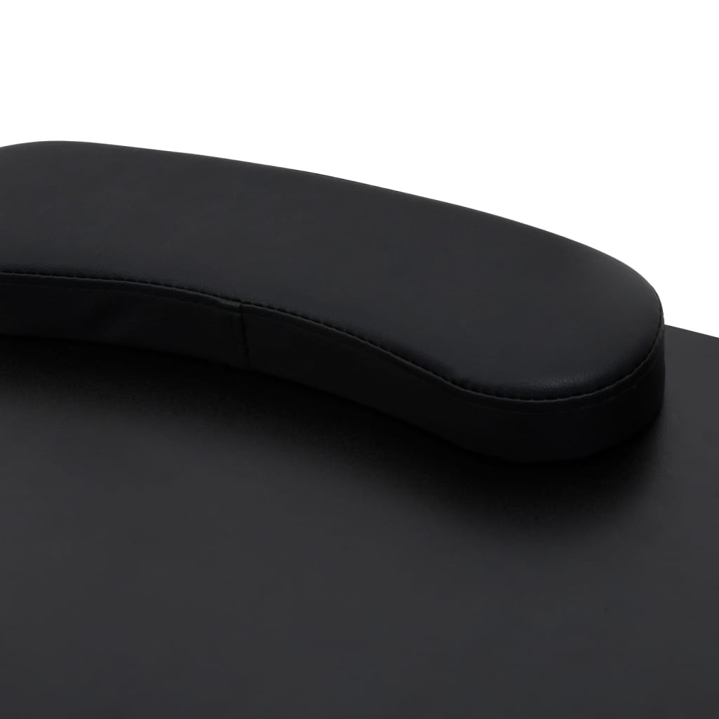 Masă pliabilă pentru manichiură cu roți, negru GartenMobel Dekor