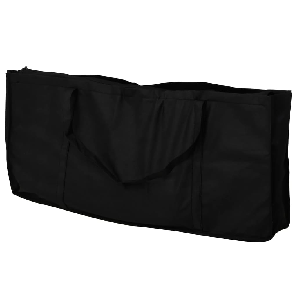 Masă pliabilă pentru manichiură cu roți, negru GartenMobel Dekor