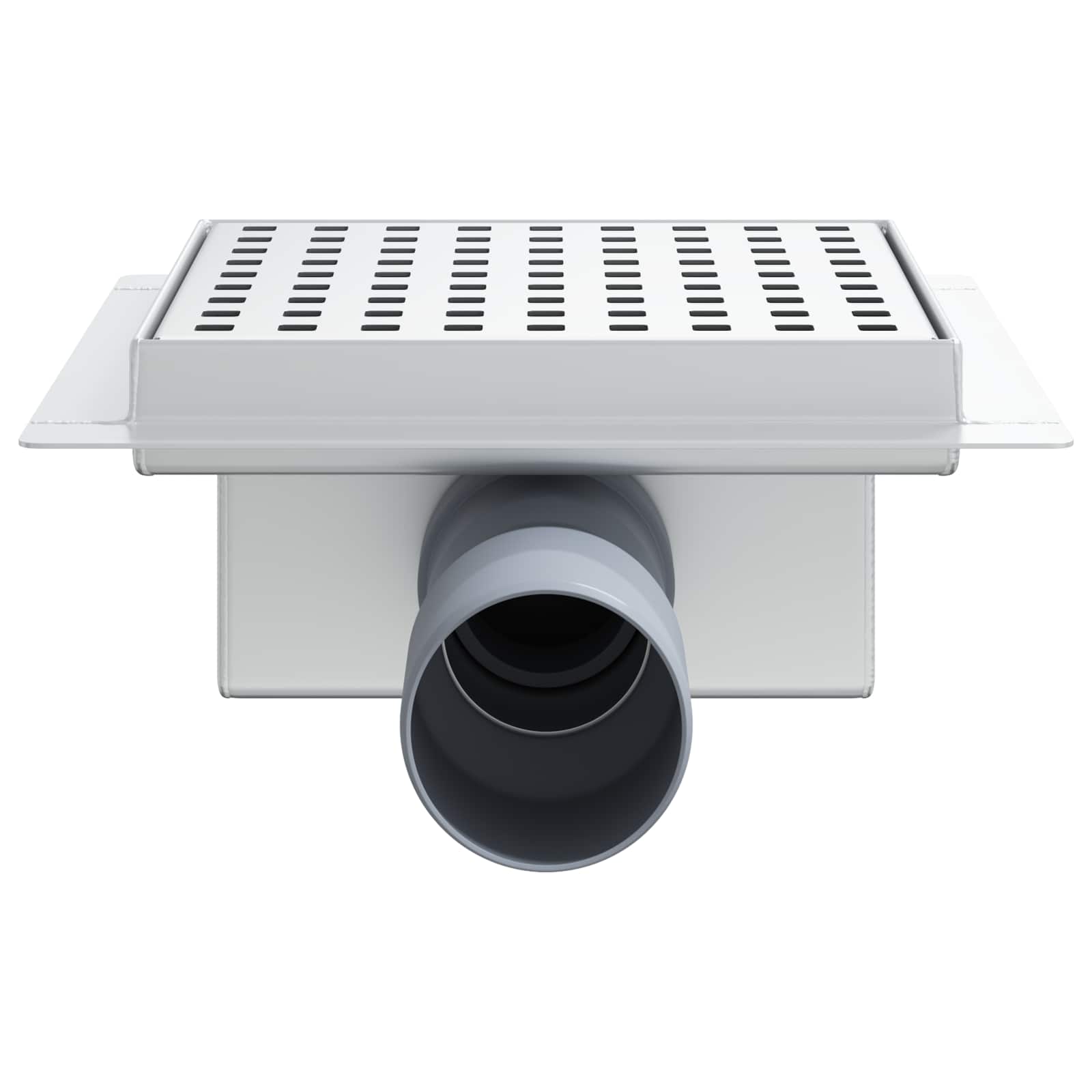 Dren de duș 2 în 1 Argintiu 15 x 15 cm Oțel inoxidabil 304 GartenMobel Dekor