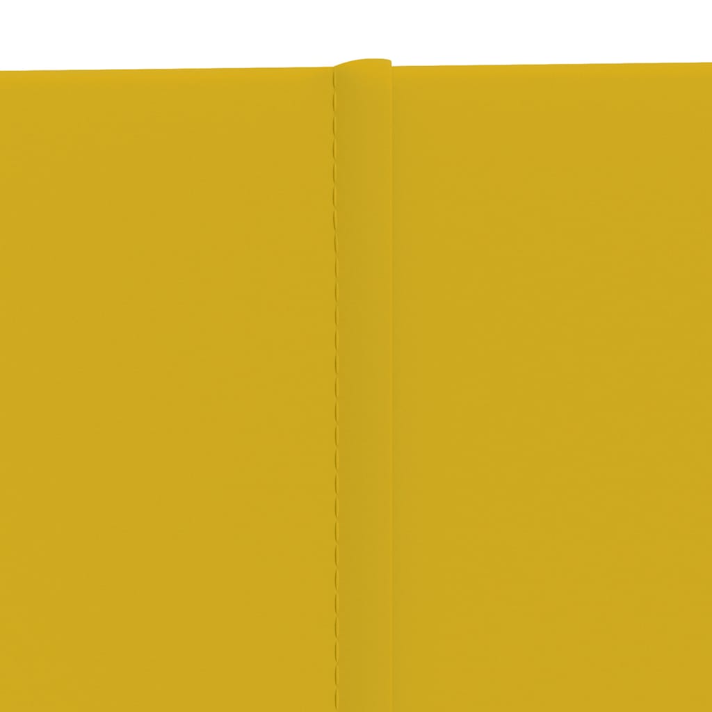 Panouri de perete 12 buc. galben 90x15 cm catifea 1,62 m² GartenMobel Dekor
