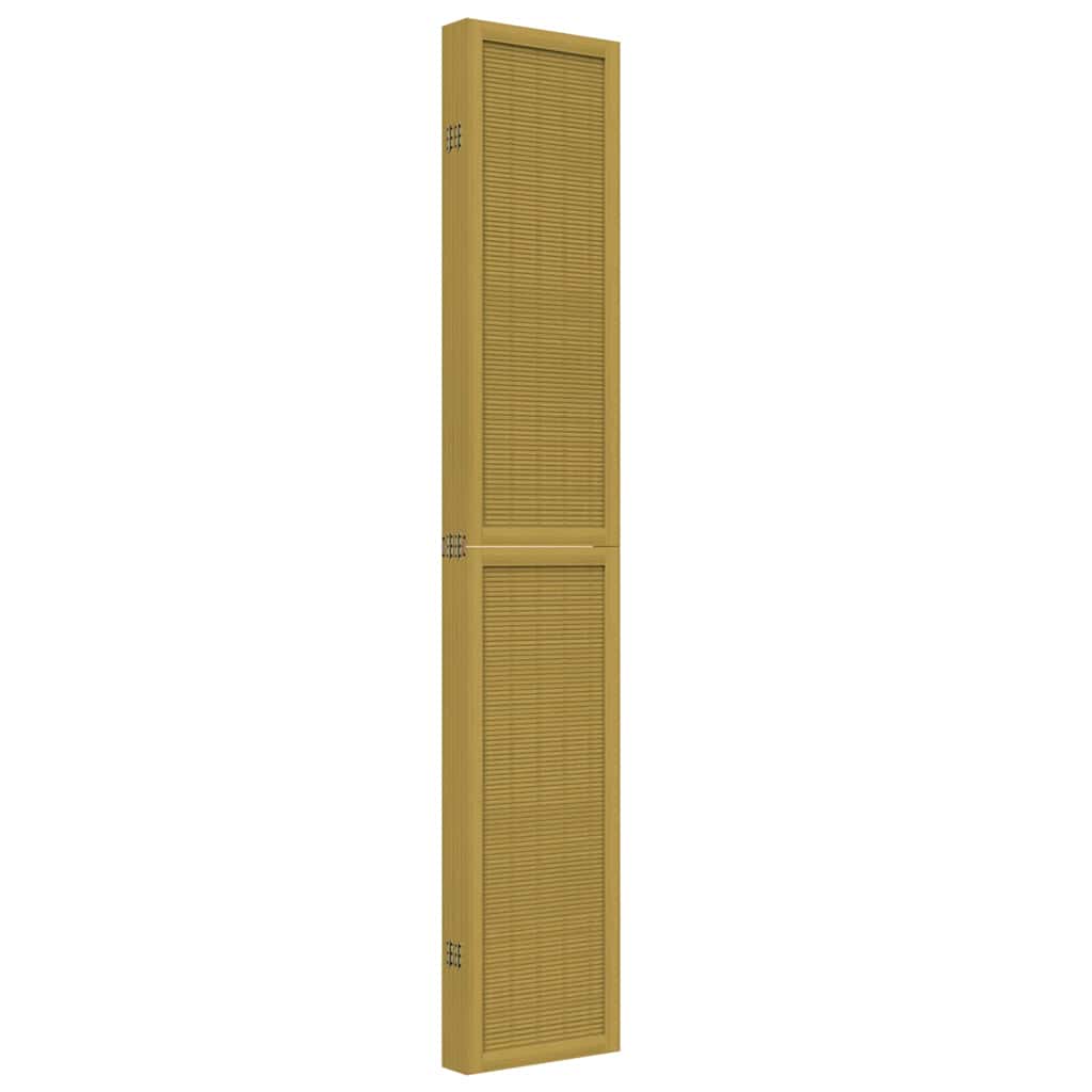 Paravan de cameră cu 6 panouri, maro, lemn masiv paulownia GartenMobel Dekor