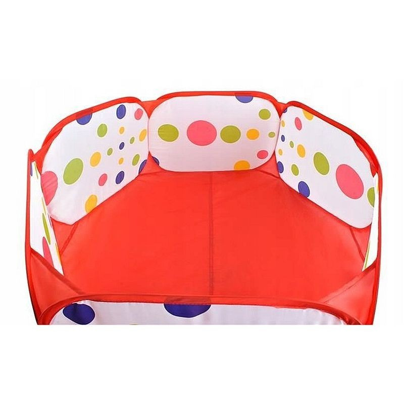 Cort pliabil pentru copii, model cu buline, 90 x 30 cm, multicolor, 3 ani+ MultiMark GlobalProd