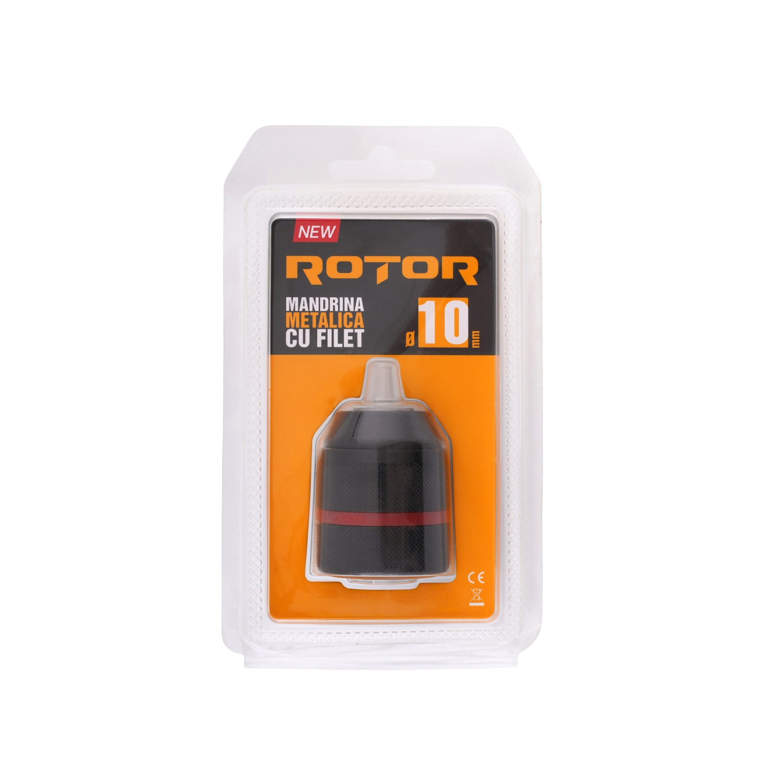 Mandrină metalică 10 mm cu filet – ROTOR Innovative ReliableTools