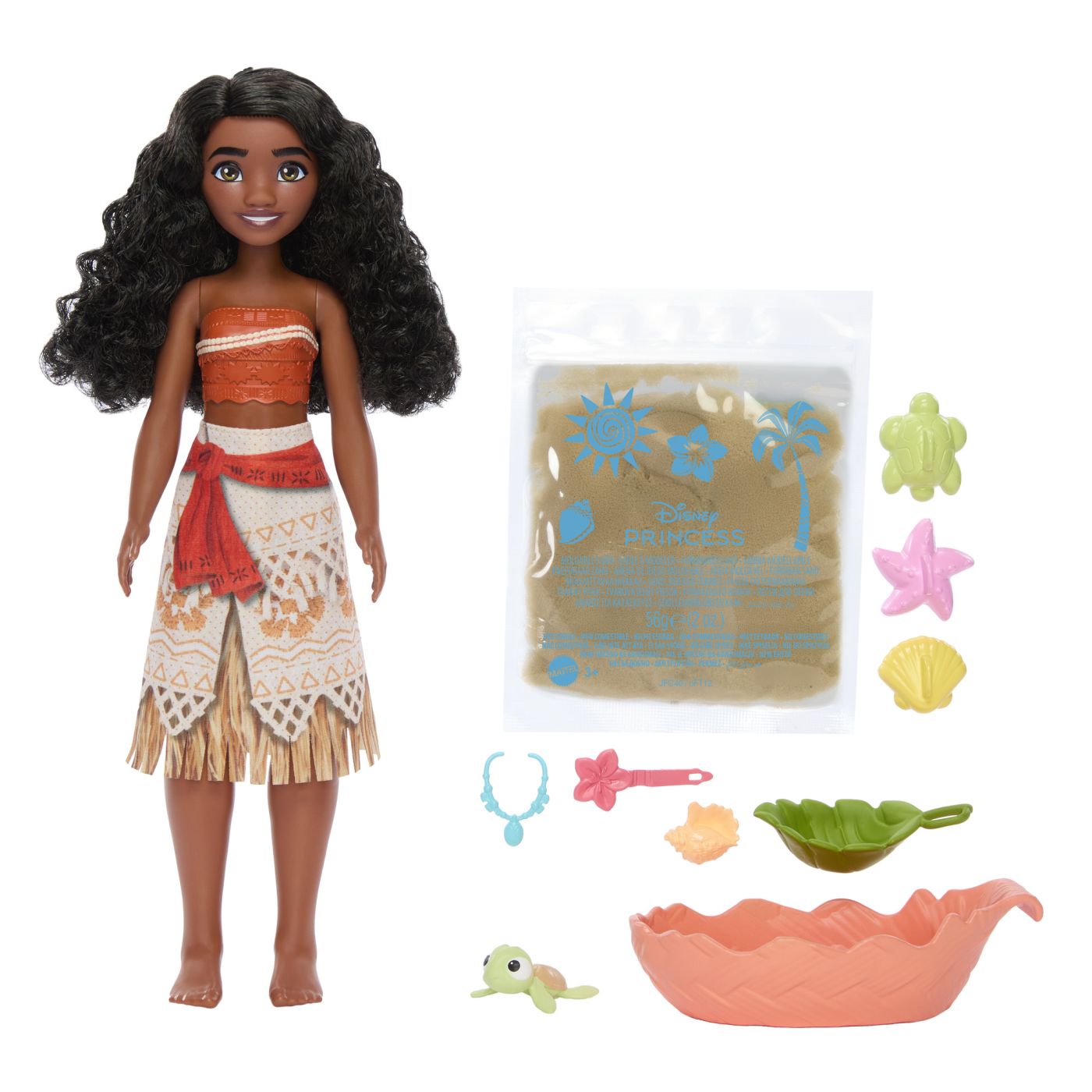DISNEY PRINCESS SET PAPUSA VAIANA SI PRIETENII DIN OCEAN CU NISIP MODELABIL SI ACCESORII SuperHeroes ToysZone