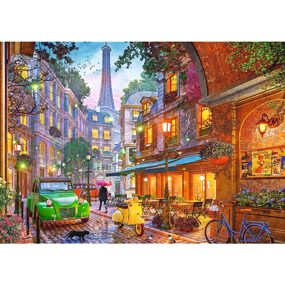 PUZZLE TREFL 500 PREMIUM PLUS TEA TIME CAMPIONATUL EUROPEAN CAFENEA DIN PARIS SuperHeroes ToysZone