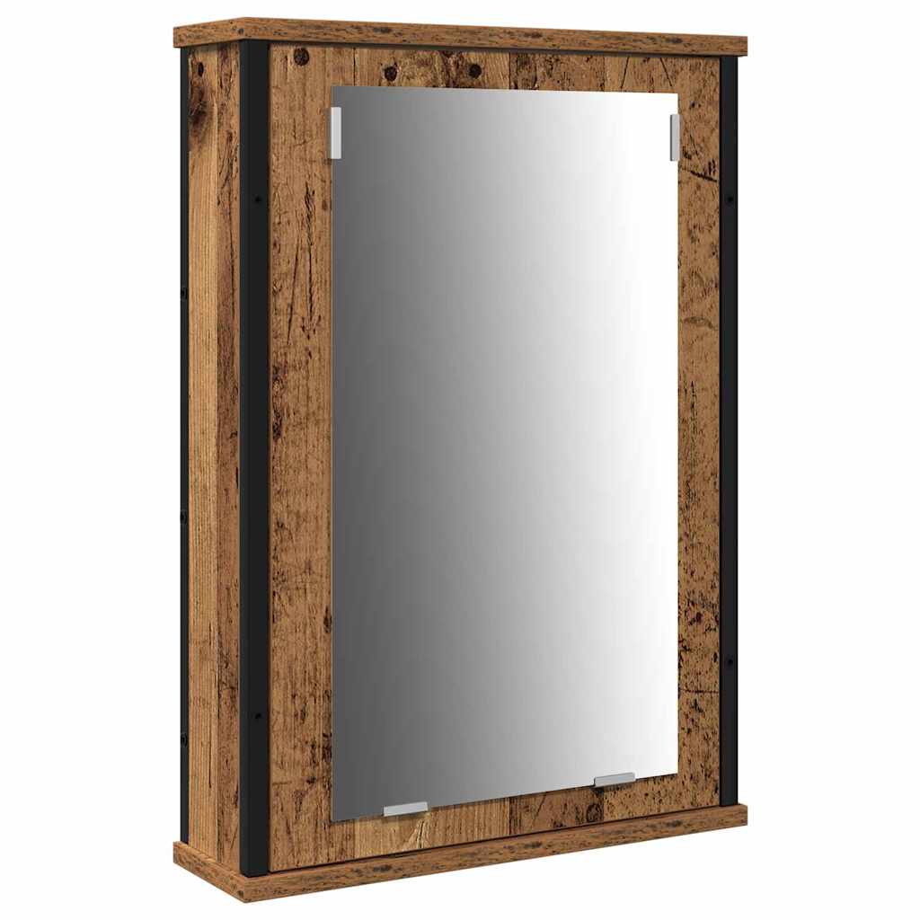 Unități de vanitate pentru baie cu ușă 3 pcs Maro Lemn compozit GartenMobel Dekor