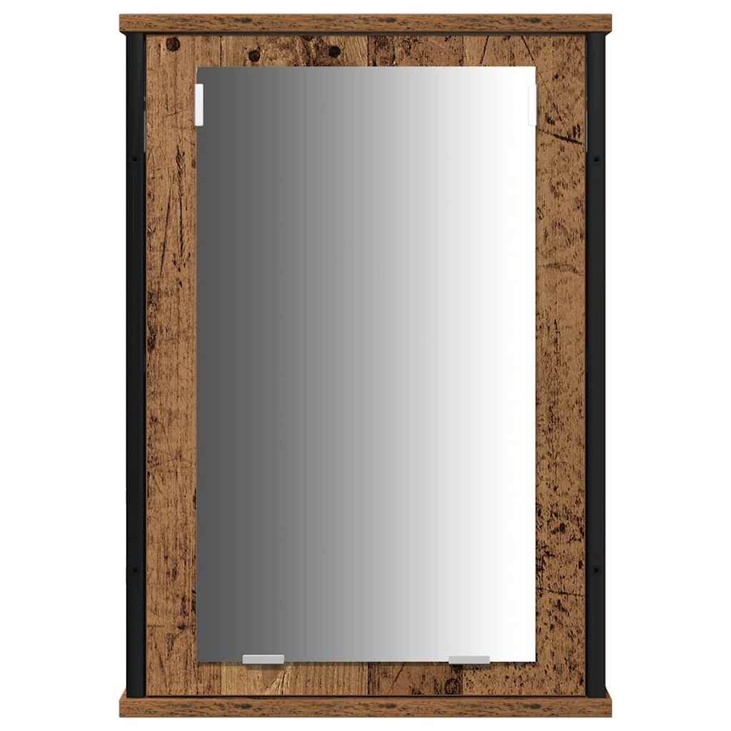 Unități de vanitate pentru baie cu ușă 3 pcs Maro Lemn compozit GartenMobel Dekor