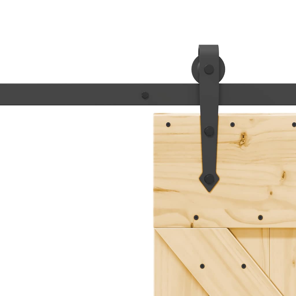 Ușă glisantă cu set de feronerie 70x210 cm, lemn masiv de pin GartenMobel Dekor