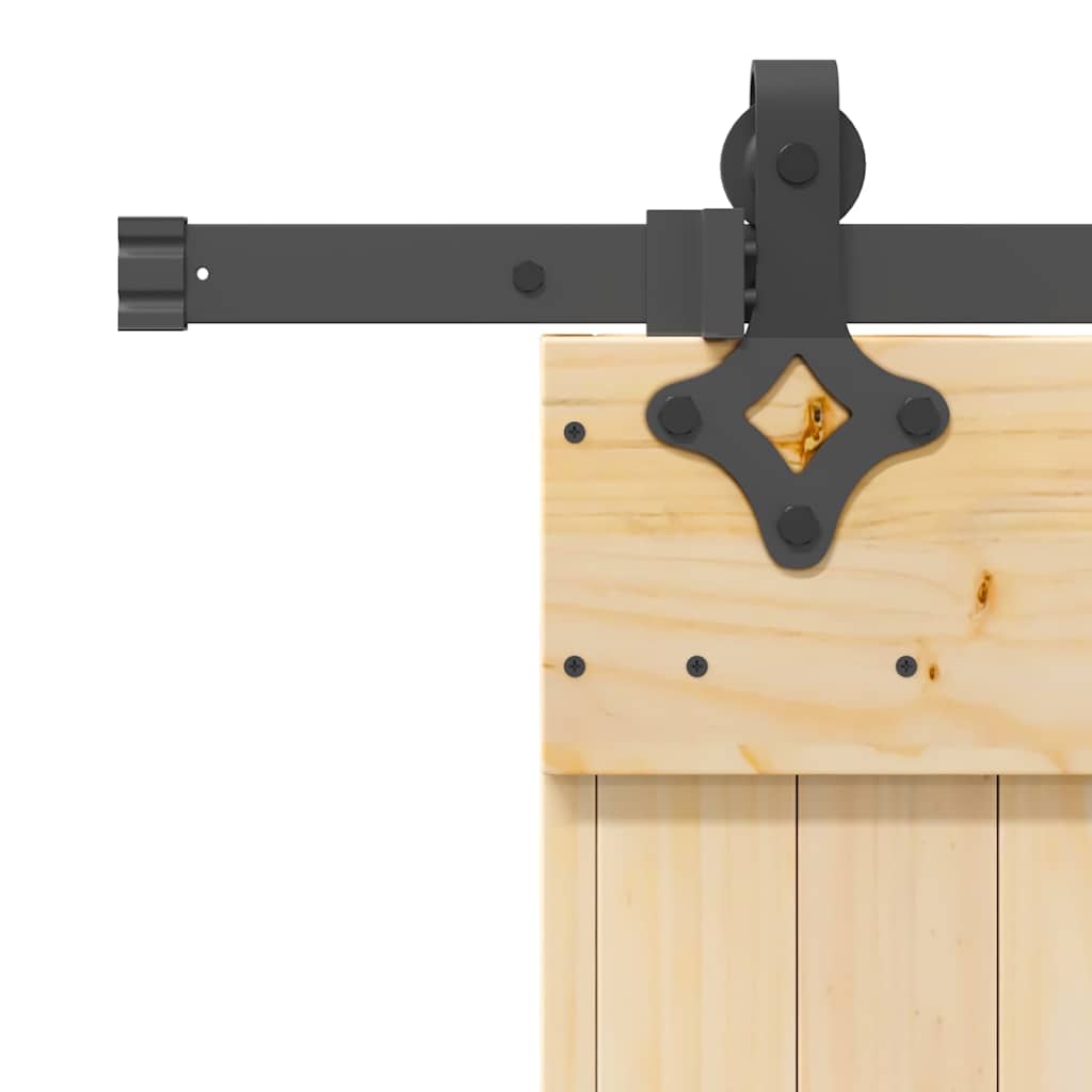 Ușă glisantă cu set de feronerie 70x210 cm, lemn masiv de pin GartenMobel Dekor