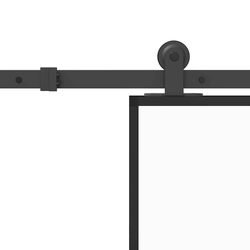 Ușă glisantă cu set feronerie 102,5x205 cm sticlă ESG/aluminiu GartenMobel Dekor