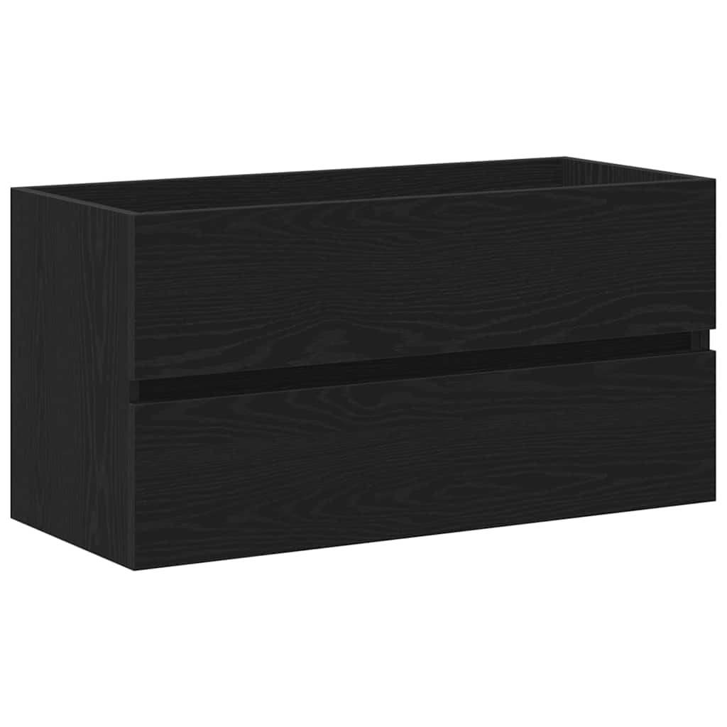 Dulap cu Chiuvetă Stejar negru 90 x 39 x 62 cm Lemn compozit GartenMobel Dekor