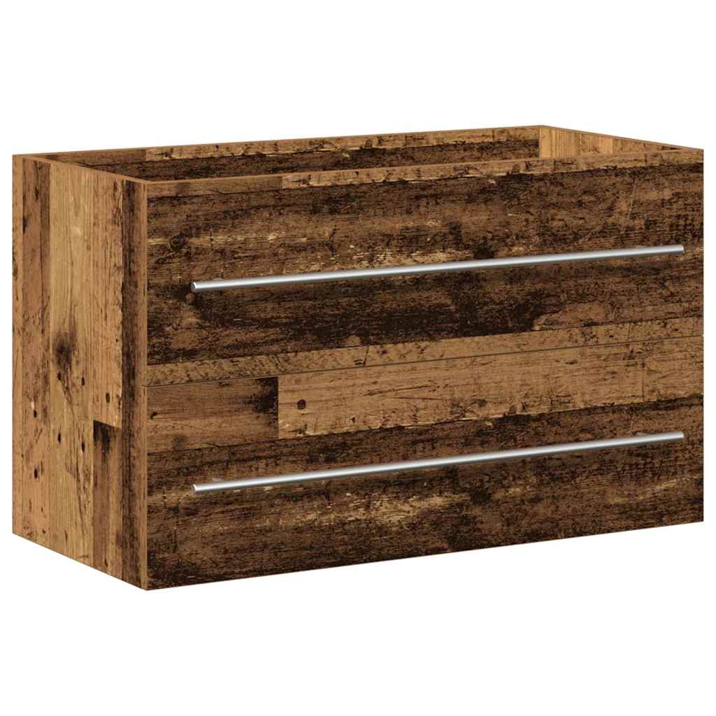 Dulap pentru Chiuveta de Baie Lemn Vechi 80 x 38,5 x 48 cm GartenMobel Dekor