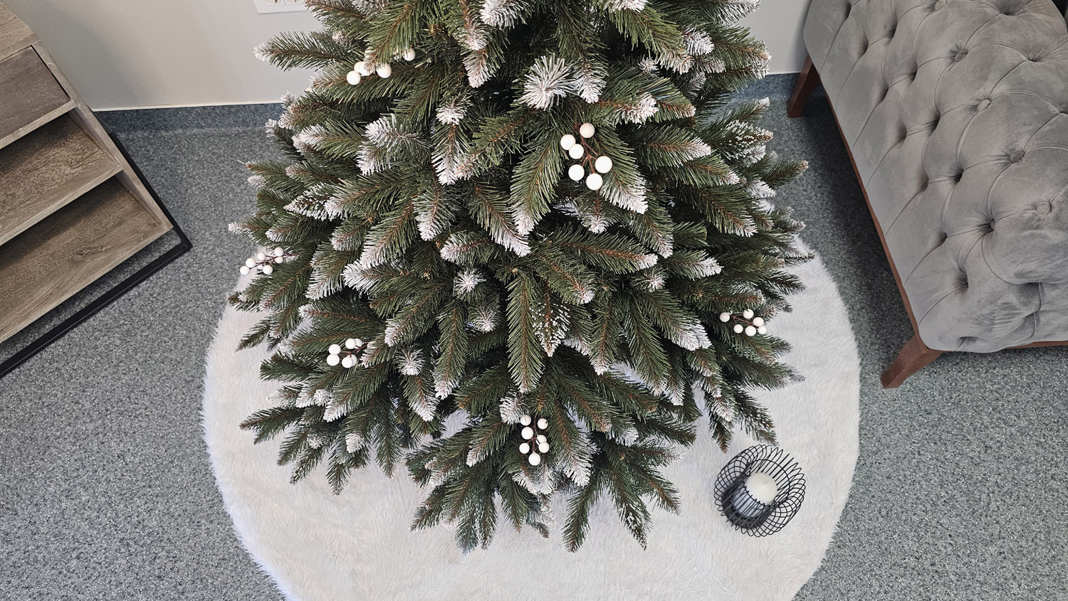 Brad artificial Christmas Deluxe by Sersimo, WhiteBerry, 2D, 180cm Household NewTrend