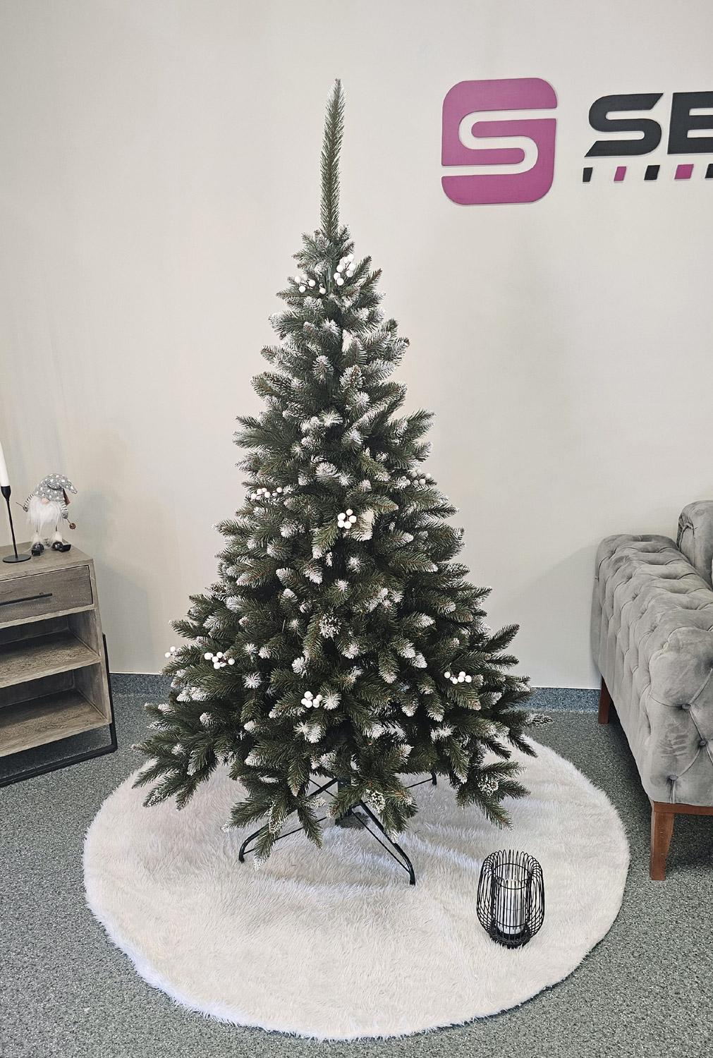 Brad artificial Christmas Deluxe by Sersimo, WhiteBerry, 2D, 180cm Household NewTrend