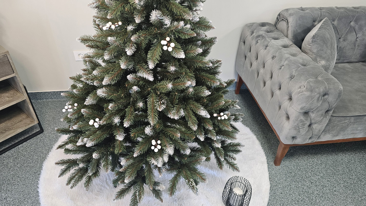 Brad artificial Christmas Deluxe by Sersimo, WhiteBerry, 2D, 180cm Household NewTrend