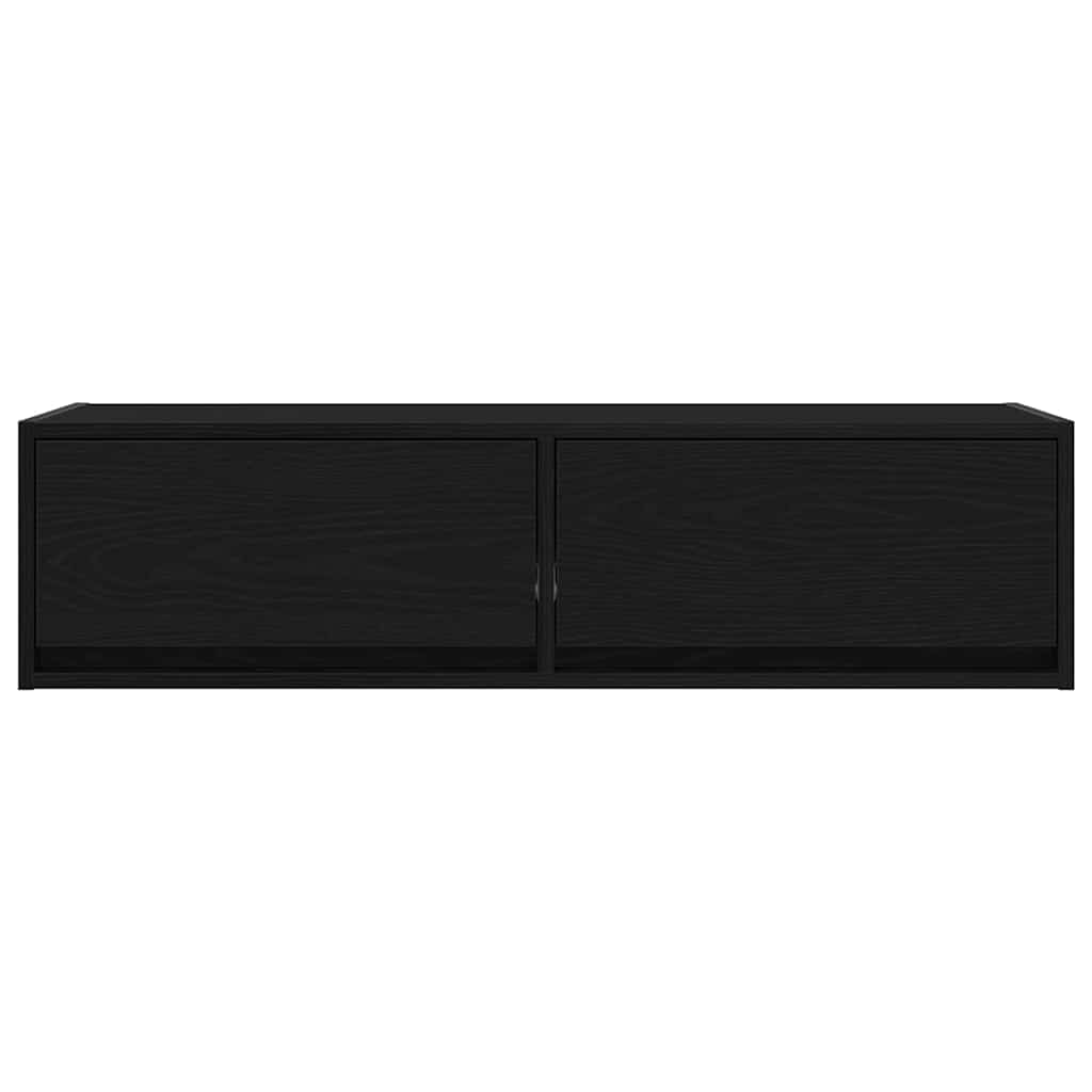 Cabinet TV Stejar negru 100 x 31 x 25.5 cm Lemn compozit GartenMobel Dekor