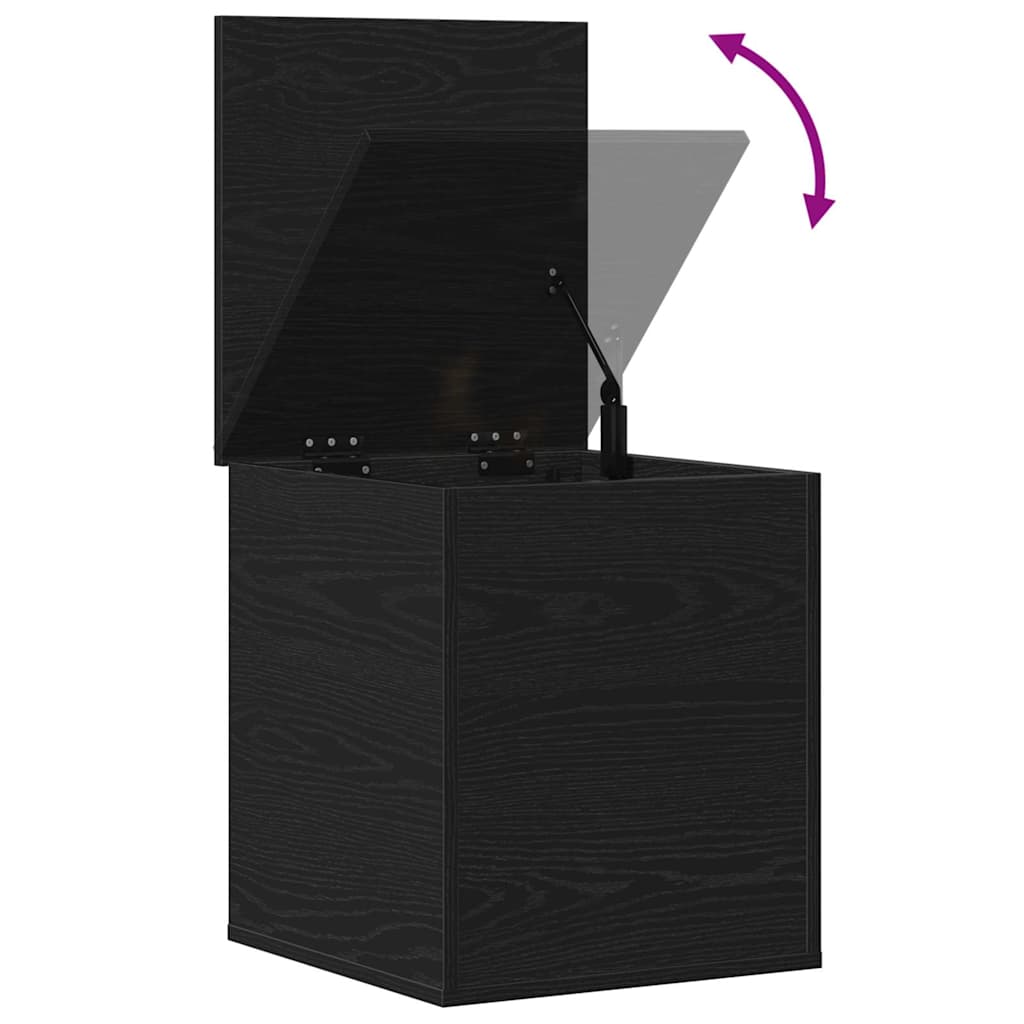 Cutie de depozitare Stejar Negru 40 x 42 x 46 cm Lemn compozit GartenMobel Dekor
