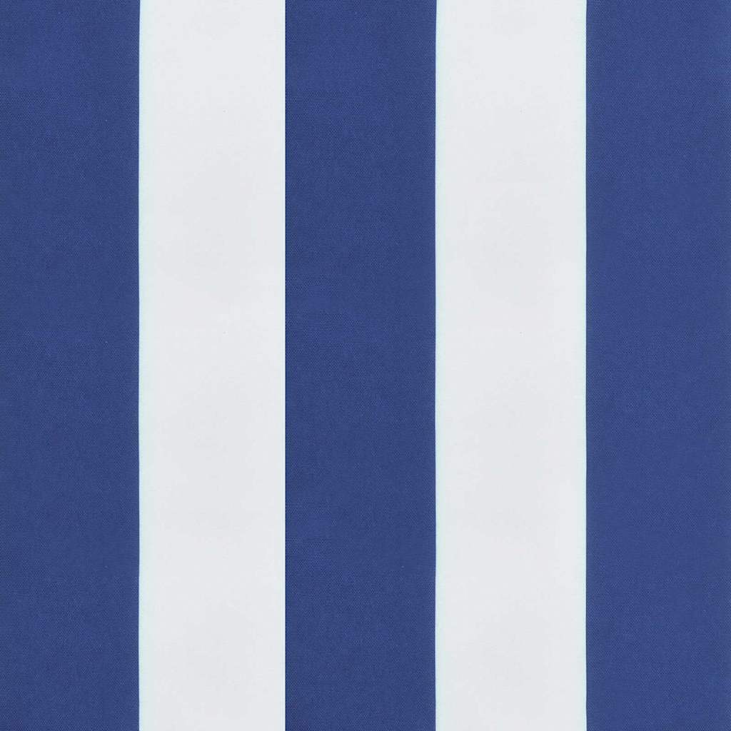 Perna pentru bănci de grădină Albastru și alb 180 x 50 x 4 cm GartenMobel Dekor