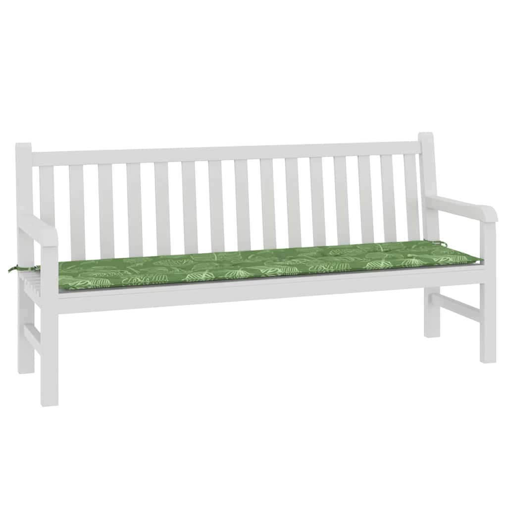 Perna pentru bănci de grădină Floral Verde 180 x 50 x 4 cm GartenMobel Dekor