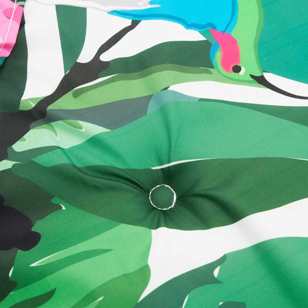 Perna pentru bănci de grădină Verde și roz 180 x 50 x 4 cm GartenMobel Dekor