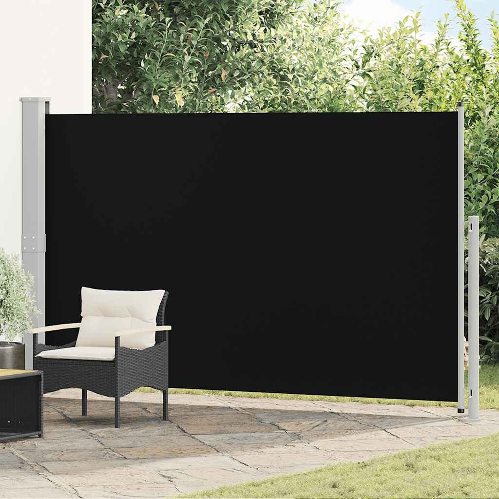 Copertină laterală retractabilă de terasă, negru, 180x300 cm GartenMobel Dekor