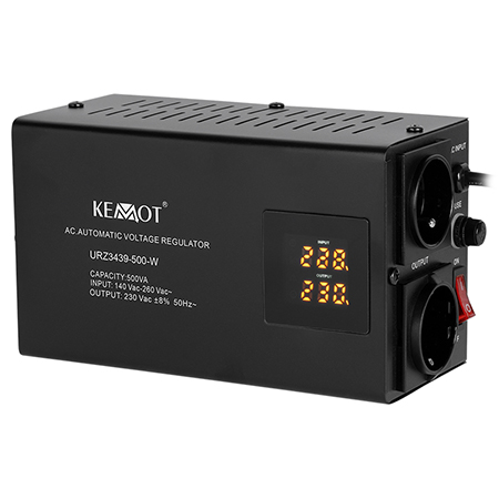 Stabilizator tensiune automat, 500VA, Kemot URZ3439-500-W SafetyGuard Surveillance