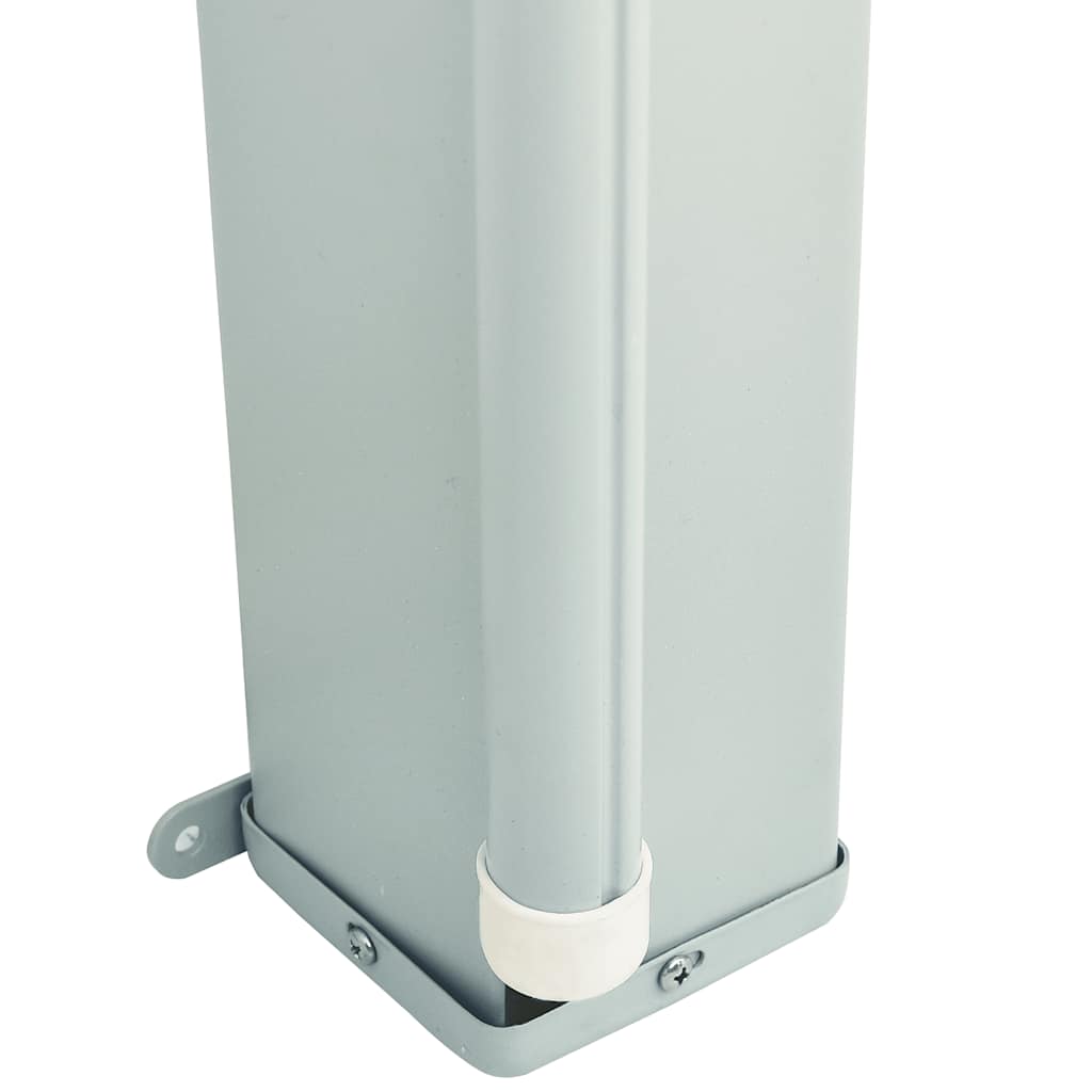 Copertină laterală retractabilă de terasă, gri, 117x600 cm GartenMobel Dekor