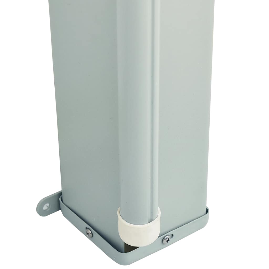 Copertină laterală retractabilă de terasă, gri, 117x600 cm GartenMobel Dekor