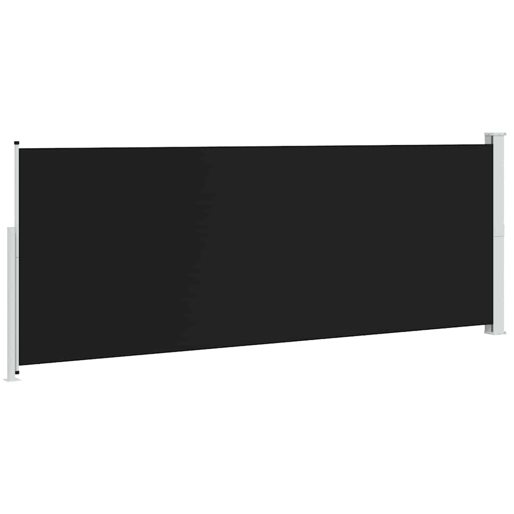 Copertină laterală retractabilă de terasă, negru, 180x500 cm GartenMobel Dekor