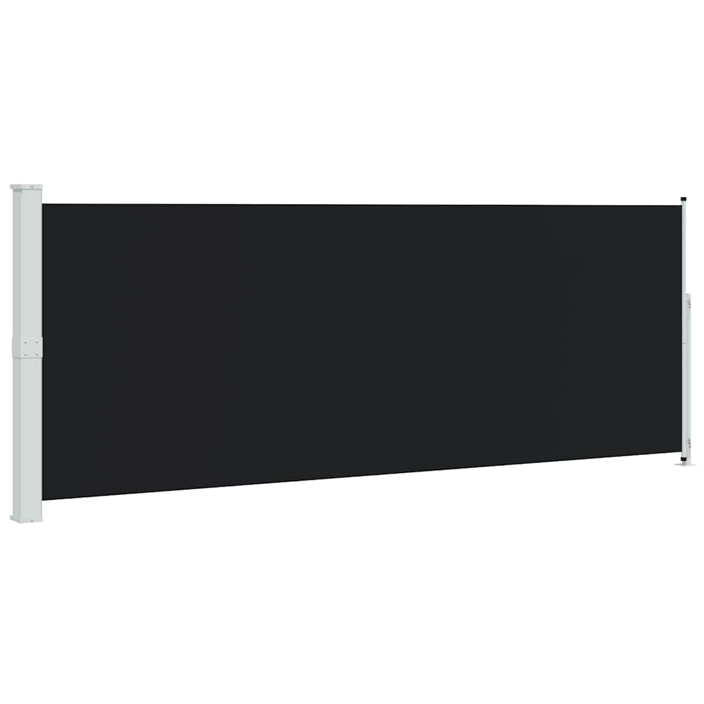 Copertină laterală retractabilă de terasă, negru, 180x500 cm GartenMobel Dekor