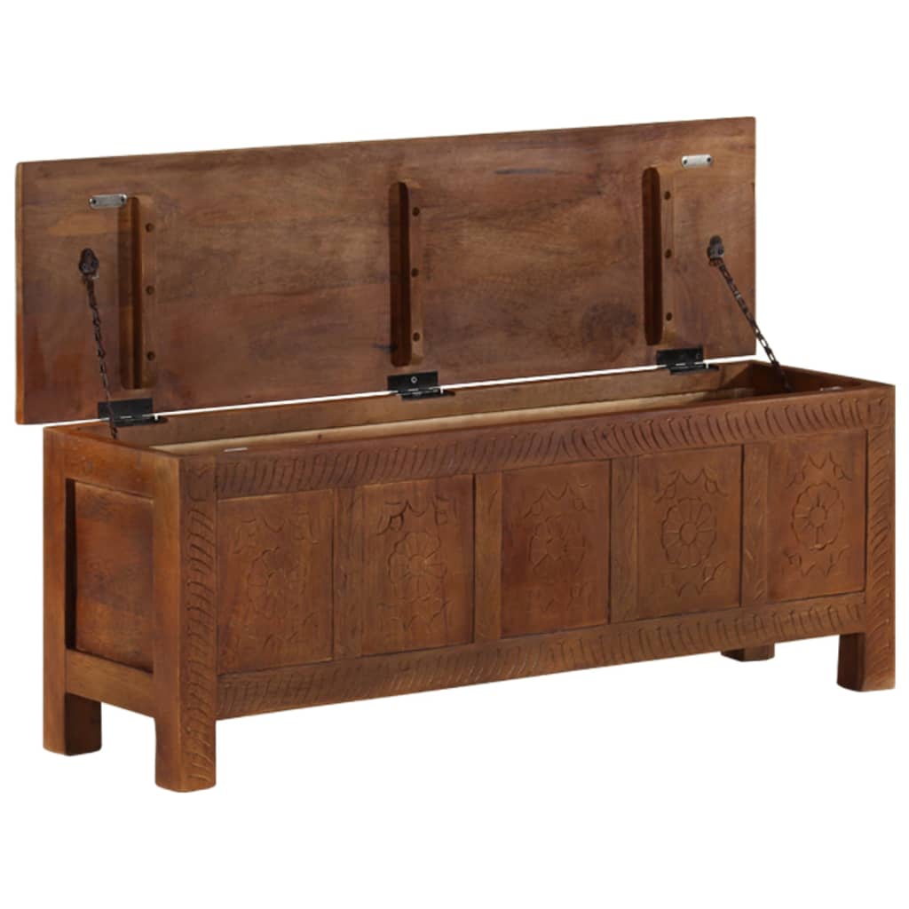 Ladă de depozitare, 110x30x40 cm, lemn masiv de mango GartenMobel Dekor