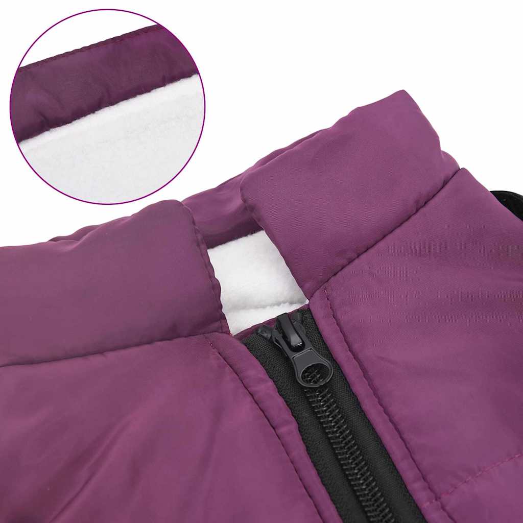 Haina pentru Câini cu ham Violet 2XL Fleece și poliester GartenMobel Dekor