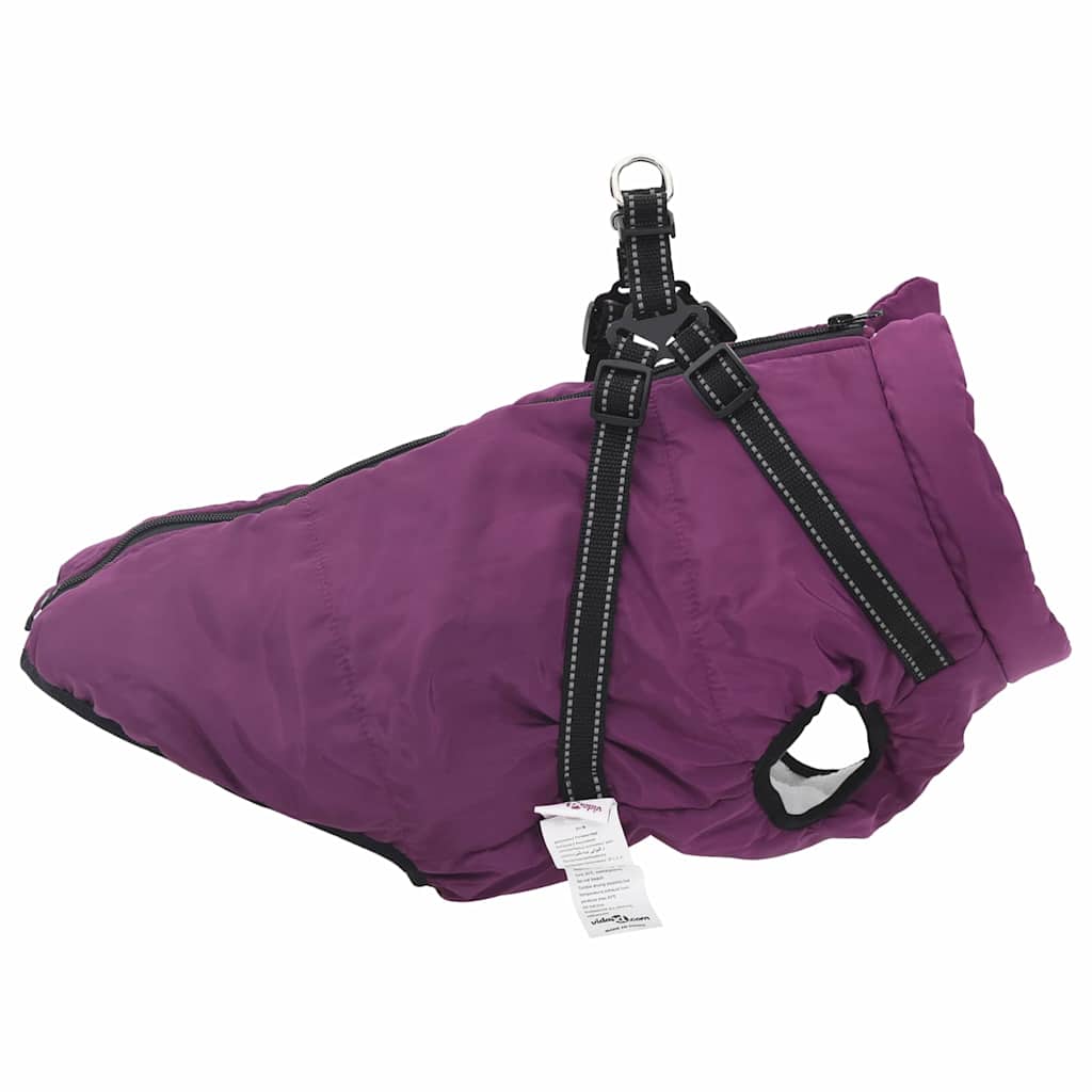 Haina pentru Câini cu ham Violet 4XL Fleece și poliester GartenMobel Dekor
