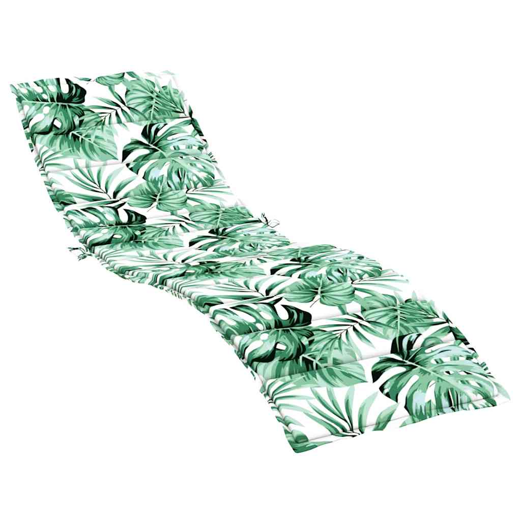 Perna de șezlong pentru soare Floral Verde 200 x 70 x 4 cm GartenMobel Dekor