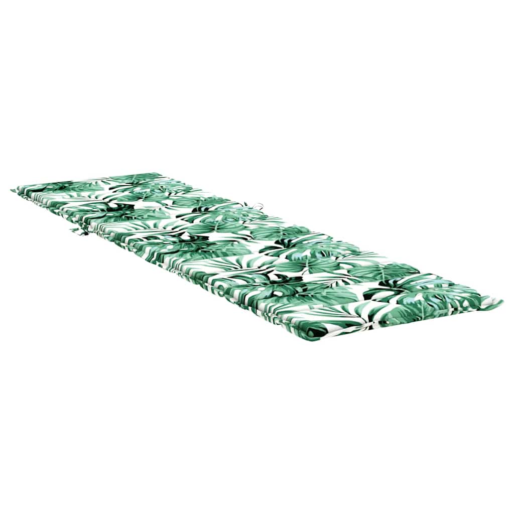 Perna de șezlong pentru soare Floral Verde 200 x 70 x 4 cm GartenMobel Dekor