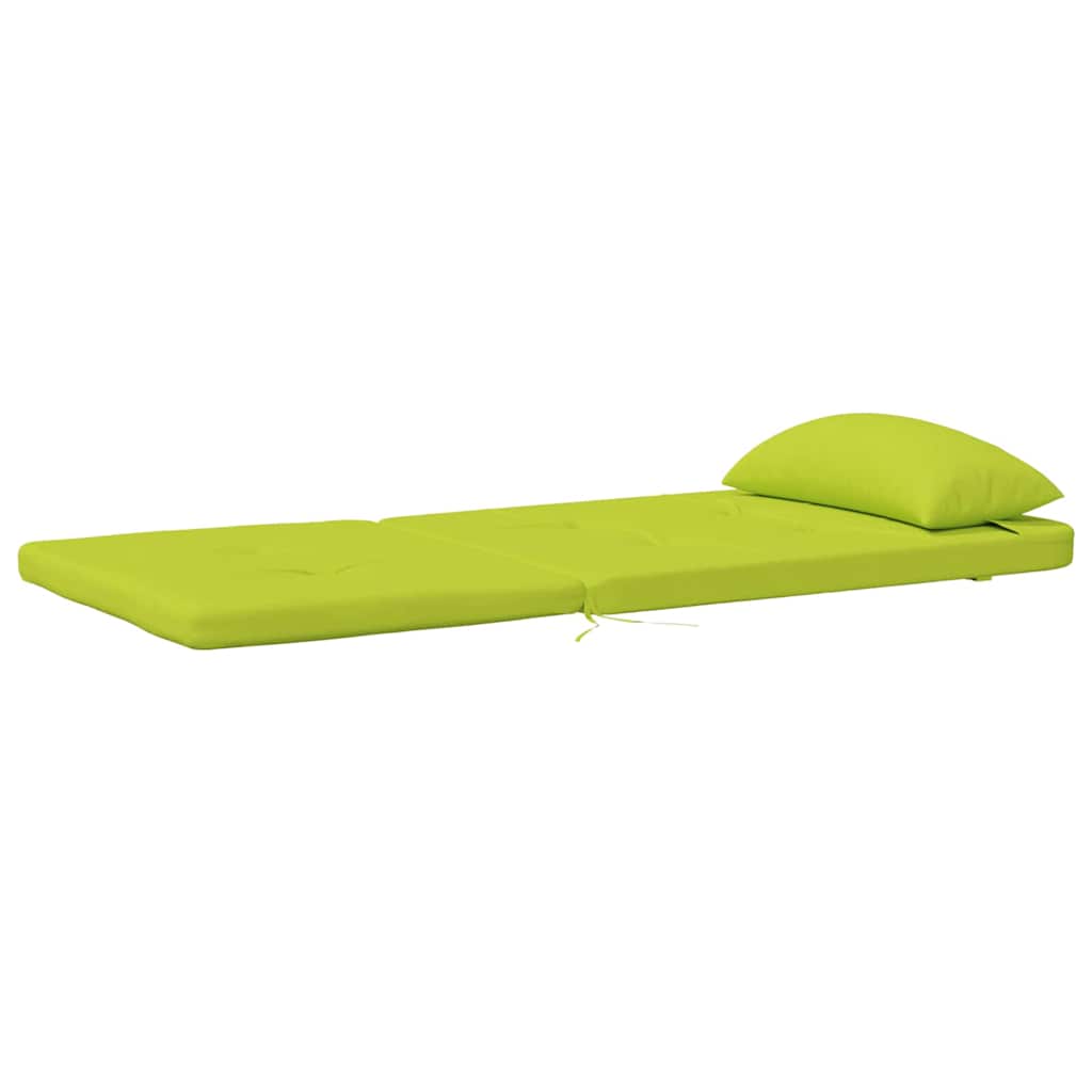 Perne de fotoliu cu pernă 2 pcs verde aprins 58 x 77 x 4.5 cm GartenMobel Dekor