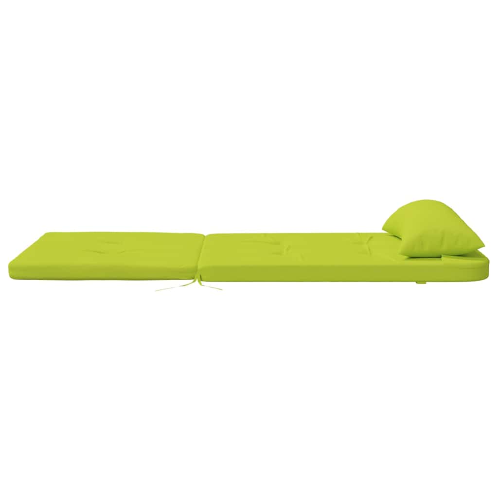 Perne de fotoliu cu pernă 2 pcs verde aprins 58 x 77 x 4.5 cm GartenMobel Dekor