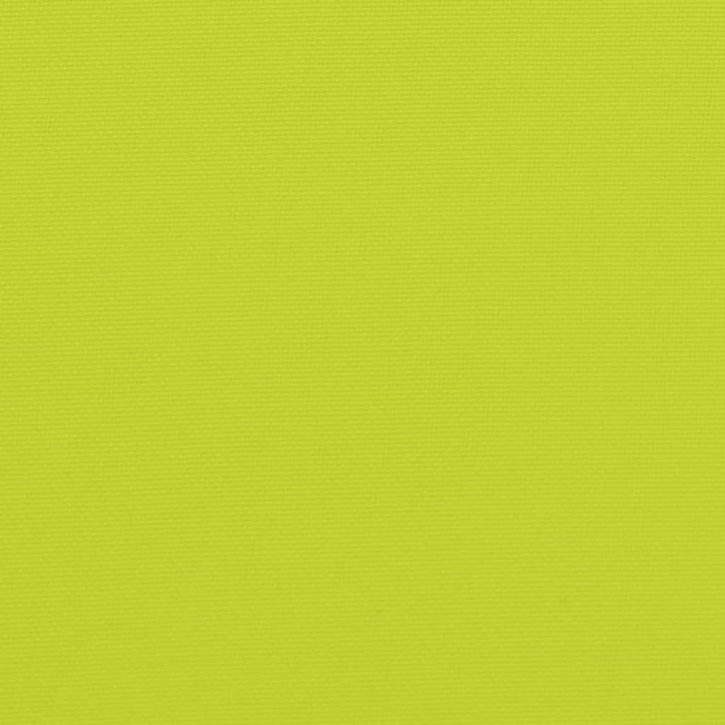 Perne de fotoliu cu pernă 2 pcs verde aprins 58 x 77 x 4.5 cm GartenMobel Dekor